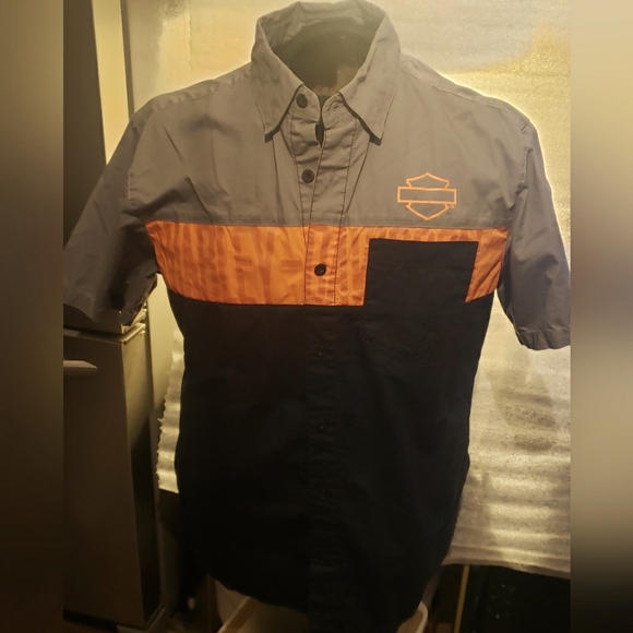 Harley Davidson Genuine Shop Shirt Men's Medium. FF98 - Picture 1 of 7